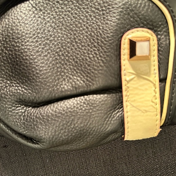 L.A.M.B black and white leather vintage clutch - Picture 5 of 15